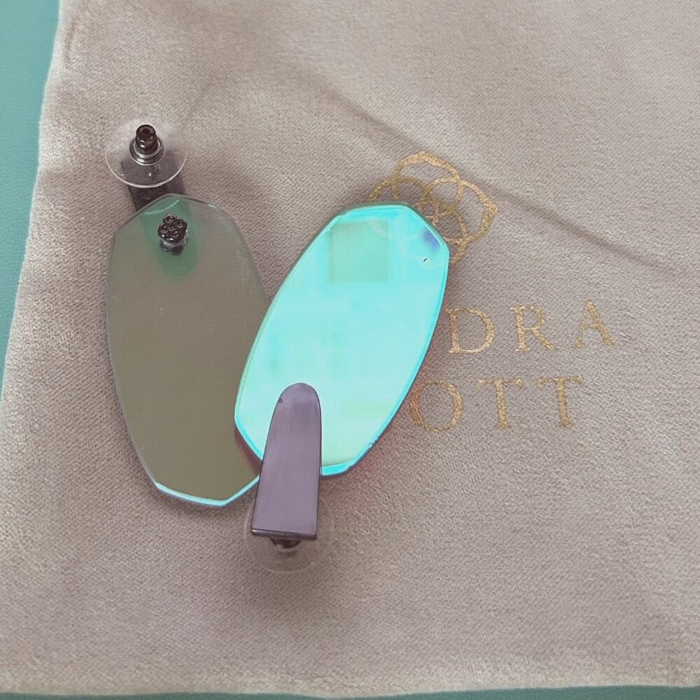 Kendra Scott Aragon Drop Earrings with Dichroic Glass